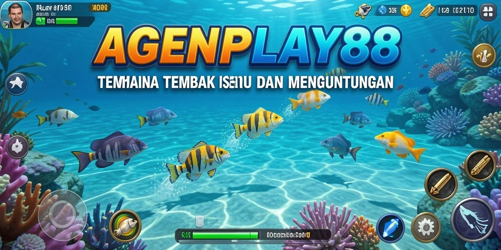 Tampilan gameplay seru AGENPLAY88 Tembak Ikan yang menguji keterampilan Anda.
