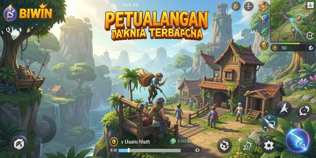 Gameplay mendebarkan di dunia Open World yang luas.