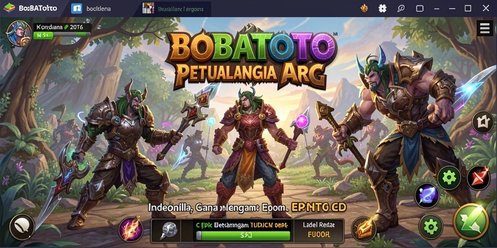 Tampilan menakjubkan dari gameplay ARPG BOBATOTO.