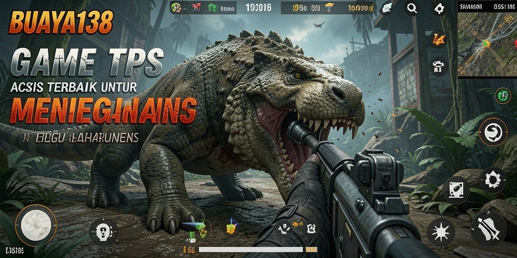 Gameplay BUAYA138 yang mendebarkan dalam aksi perang TPS.