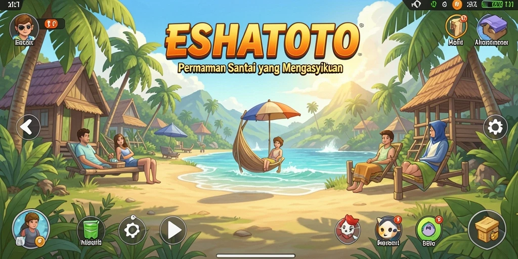 Tangkapan layar gameplay ESHATOTO yang penuh warna dan menyenangkan.