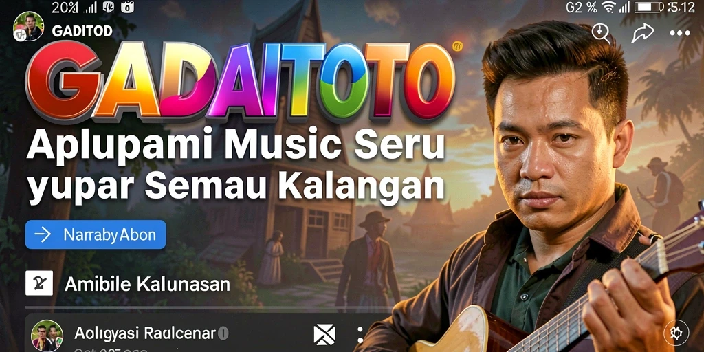 Tampilan gameplay seru dalam GADAITOTO dengan berbagai lagu.