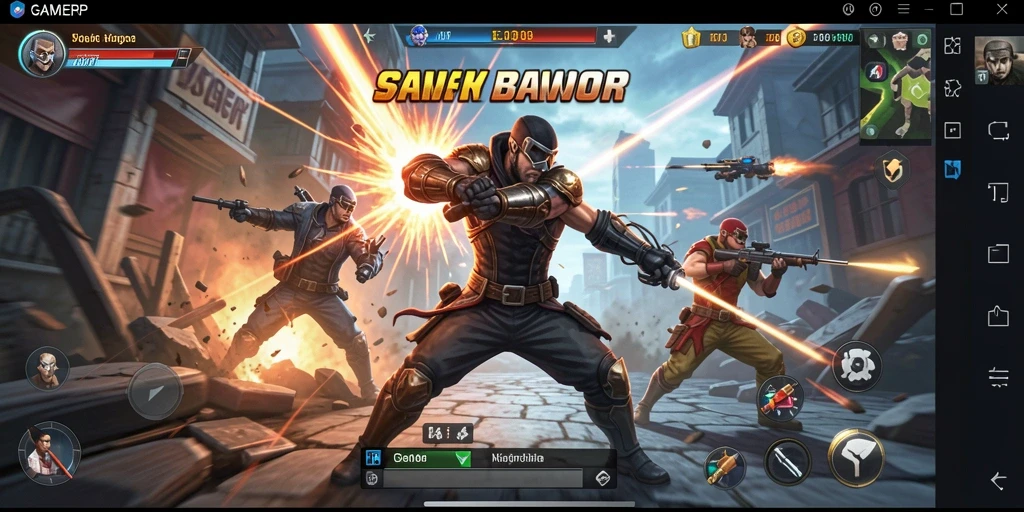 Tampilkan aksi mendebarkan dalam permainan pertarungan aksi GAMERP.