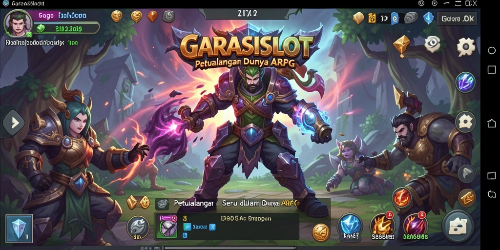 Tampilan gameplay menarik dari GARASISLOT dalam pertempuran ARPG.