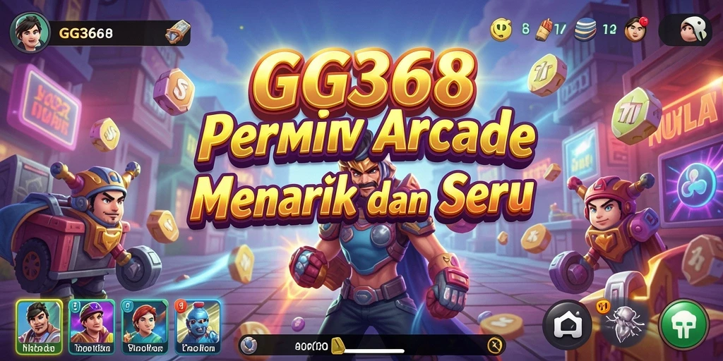 Tampilan utama gameplay <strong>GG368</strong> dengan karakter dan tantangan menarik.