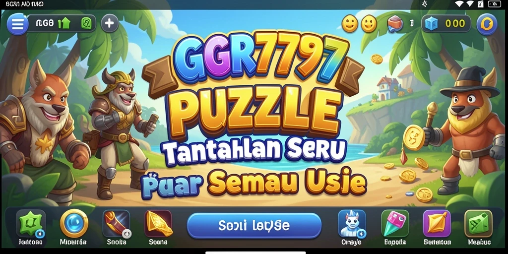 Tampilkan gameplay seru dalam puzzle GGR7777.