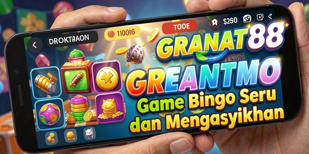 Tampilan gameplay seru dari GRANAT88 dengan suasana Bingo yang menantang.
