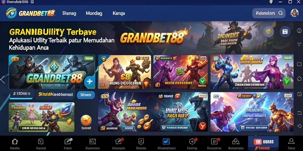Tampilan screenshot menunjukkan antarmuka intuitif aplikasi Utility.
