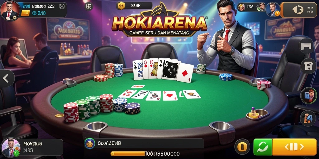 Tampilan gameplay HOKIARENA yang seru dan interaktif.