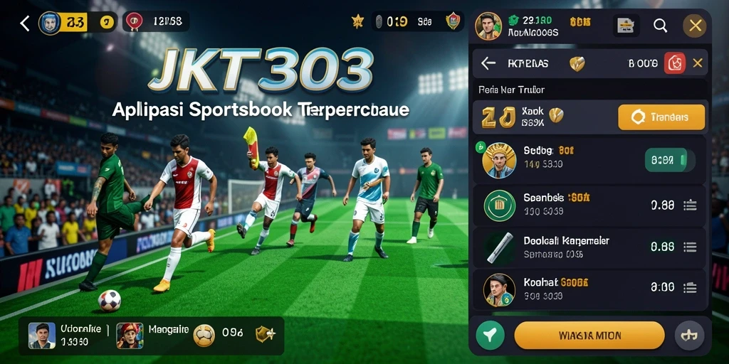 Tampilan gameplay Sportsbook yang menarik di JKT303.