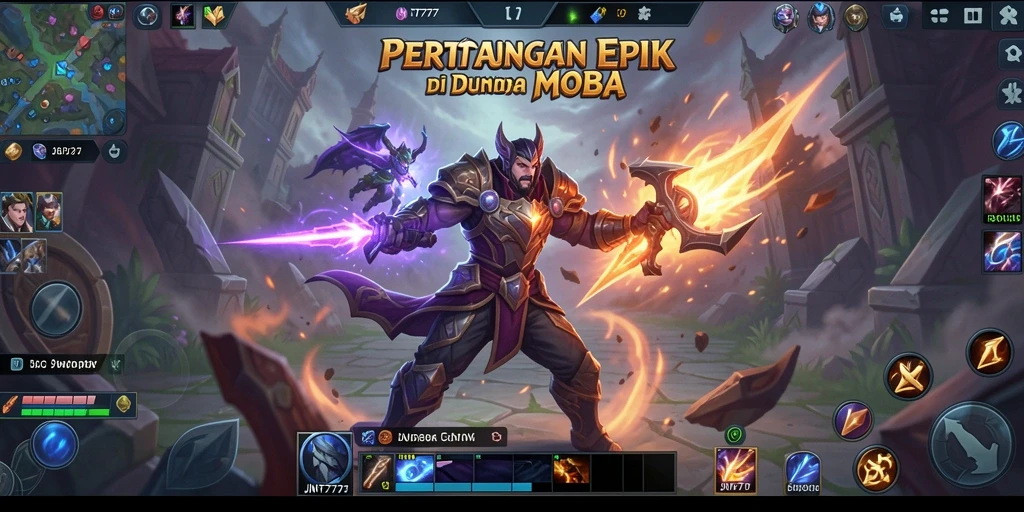 Gambaran gameplay seru dari JNT777 yang penuh strategi.
