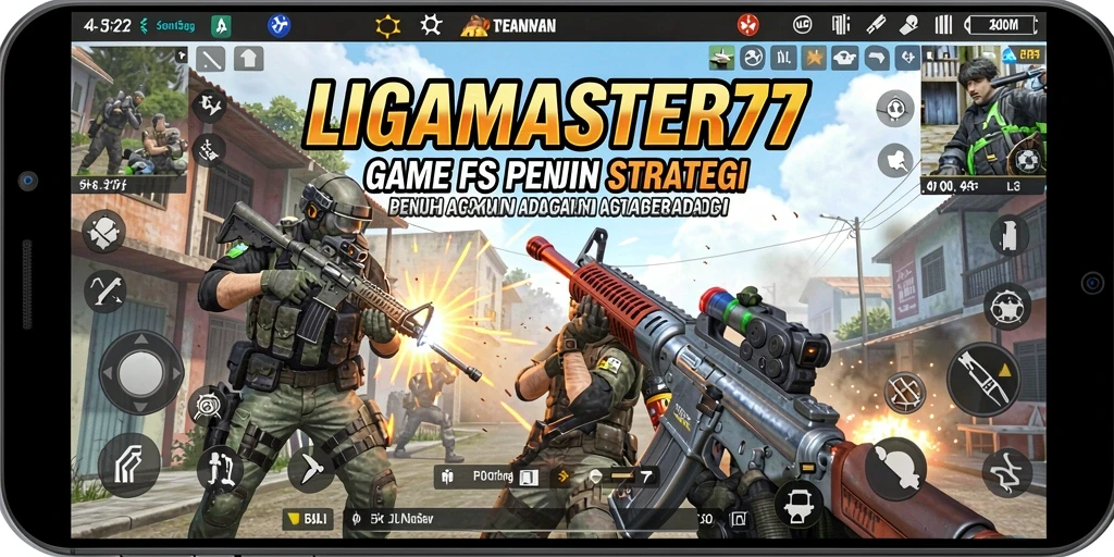 Tampilan gameplay LIGAMASTER77 yang mendebarkan dan realistis.