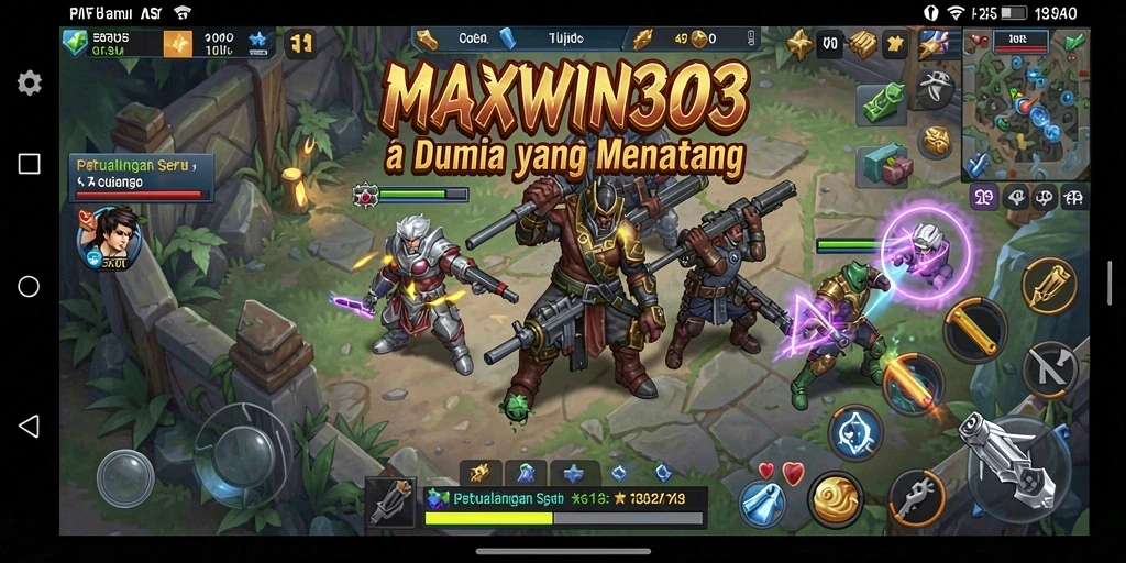 Screenshot MAXWIN303 menampilkan gameplay menakjubkan dalam petualangan seru.