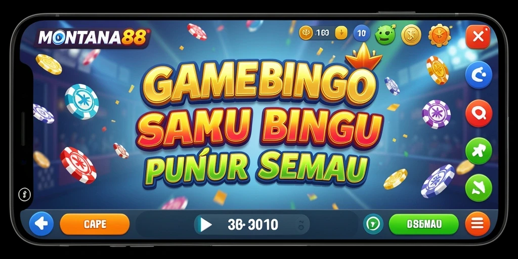 Tampilan menarik dari gameplay Bingo MONTANA88.