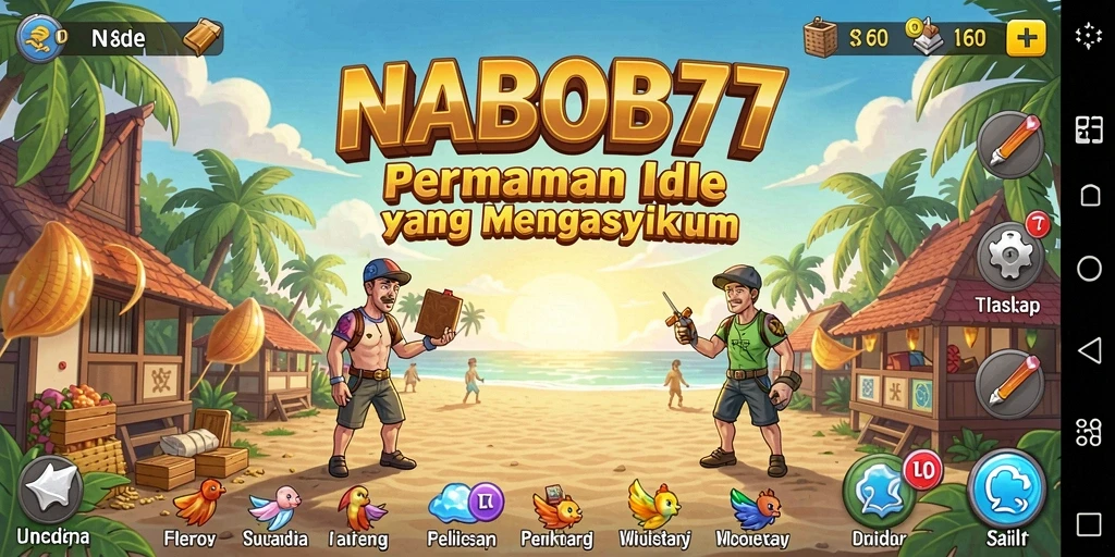 Tampilan gameplay NABOB77 dengan elemen-elemen Idle yang menarik.