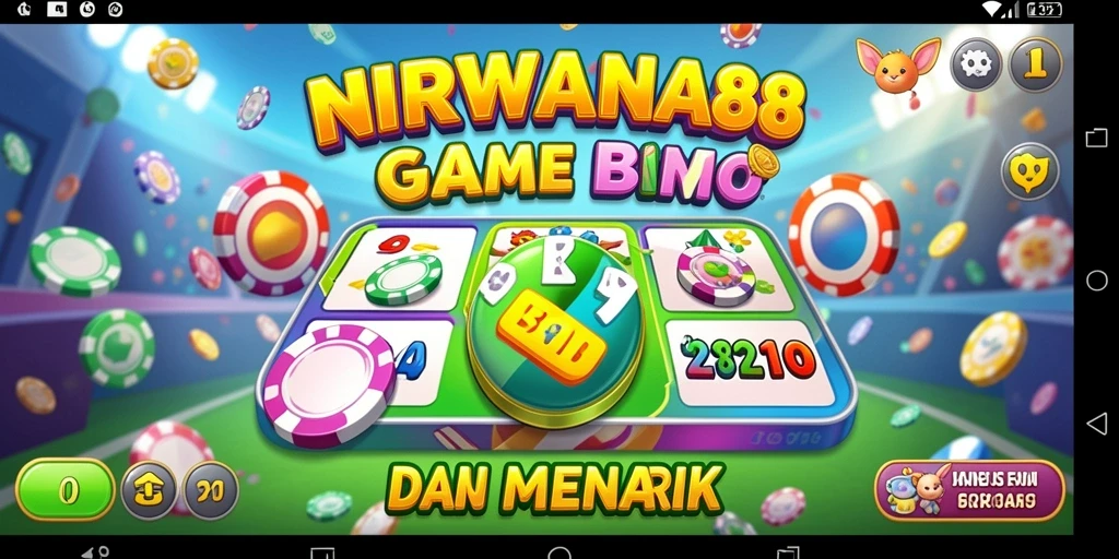 Screenshot gameplay NIRWANA88 dengan tampilan Bingo yang menarik.