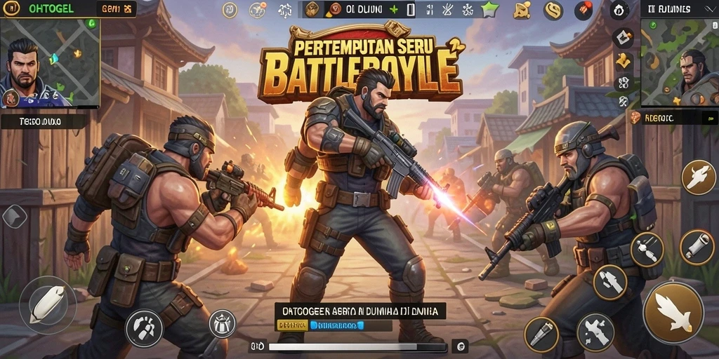 Tampilkan aksi seru pertempuran dalam gameplay OHTOGEL.