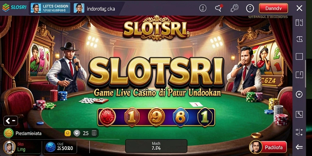 Gameplay langsung yang mengasyikkan dari SLOTSRI dengan dealer profesional.