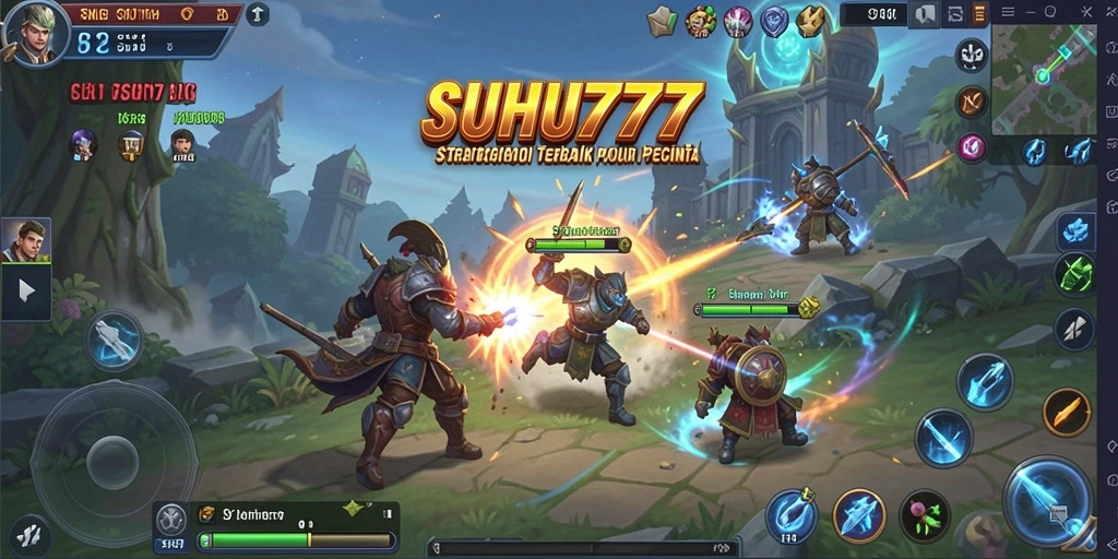 Tampilan gameplay menarik dari SUHU777 dengan aksi strategi yang seru.