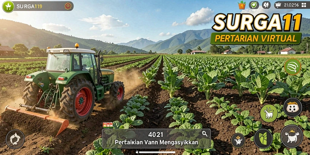 Tampilan gameplay SURGA11 yang mengasyikkan dan penuh warna.