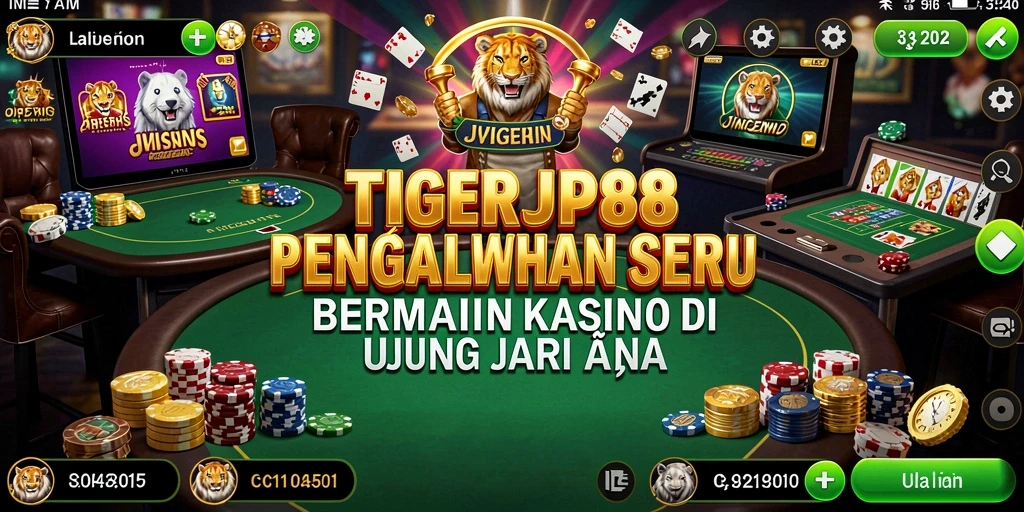 Tampilan gameplay yang menarik dan mengasyikkan di TIGERJP88.